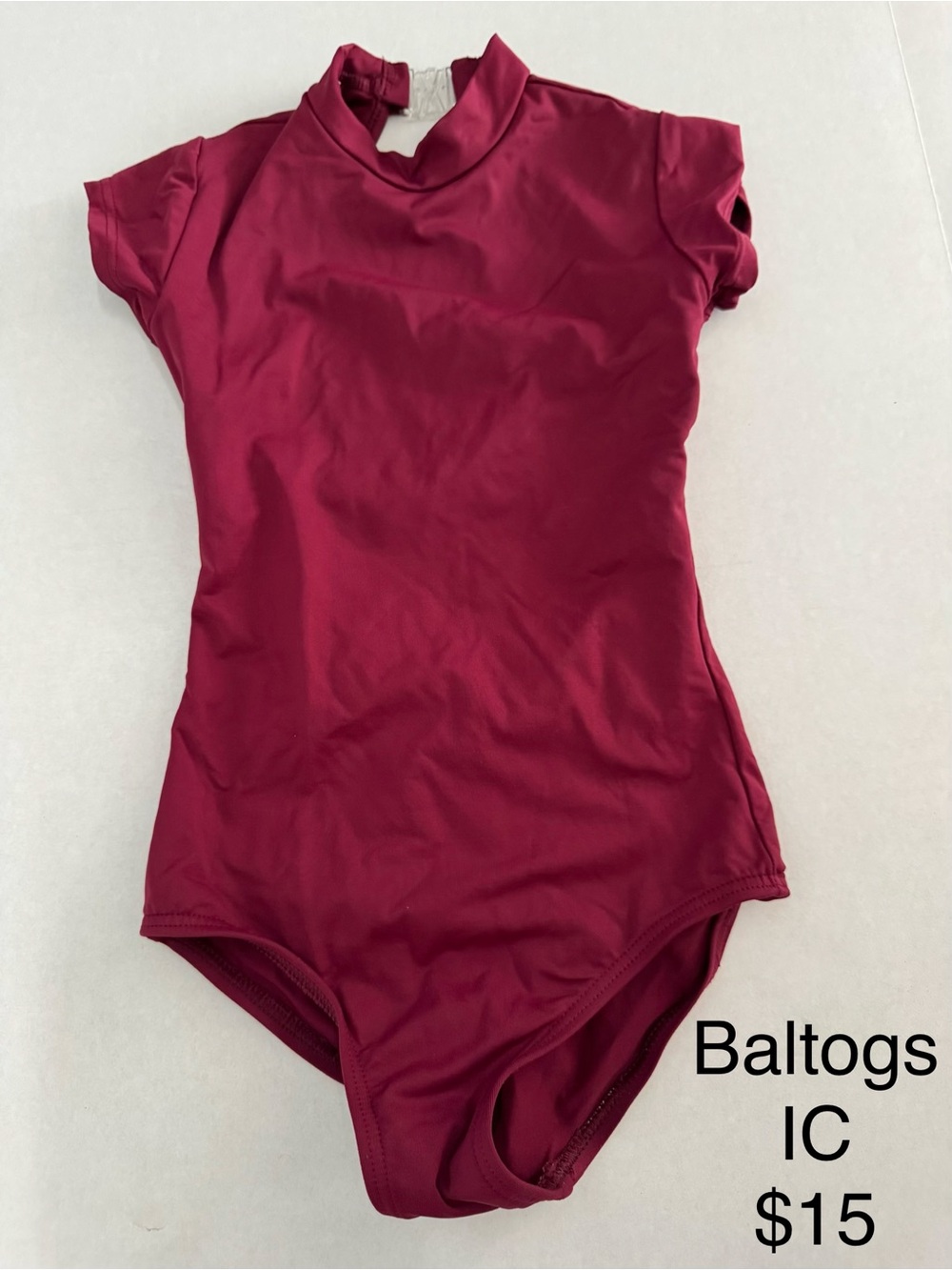 Baltogs Burgundy Dance Leotard - IC